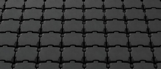 Fototapeta premium Macro 3D Render of Kinetic Haptic Metamaterial Interface.