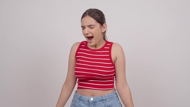Indian Teenage Girl Screaming