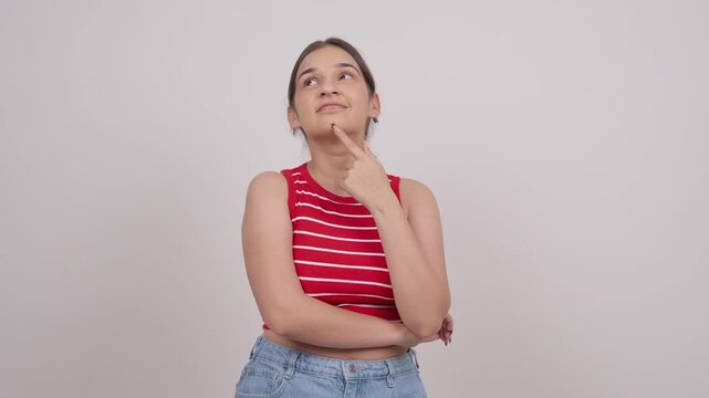 Indian Teenage Girl Admiring