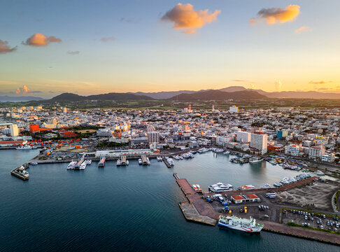 Ishigaki, Okinwawa, Japan skyline at dawn 366