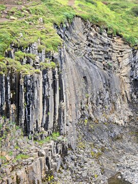 basalt canyon in iceland