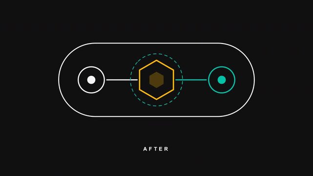 EVT-010 Transformation &mdash; Premium 2D Vector Motion Graphic