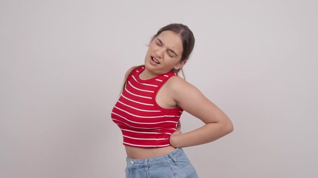Indian Teenage Girl Severe Back Pain
