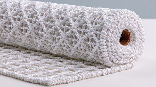 Clean Construction Fabric Mesh Material Sample Catalog Photo