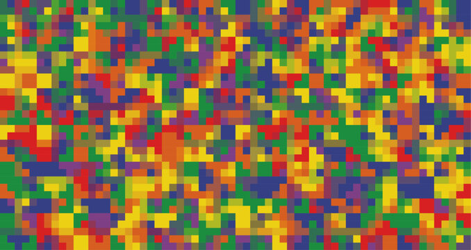 Pixel art abstract concept. Nostalgic retro game style illustration. Dotted pattern. Concept Pixel mosaic textures. 80s-90s style. Soft retro dithering bayer 4x4. Concept: retro graphics, old computer