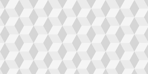 Obraz premium Cubic pattern and seamless cube grid hexagon technology background. Geometric pattern illustration mosaic, square and triangle wallpaper.