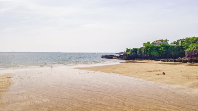 Dunmore East, Co. Waterford, Ireland Beach Timelapse