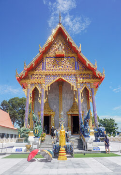Chachoengsao, Thailand, August 29, 2026. "Wat Phai Dam Charoen Suk" is considered an ancient temple dating back to the reign of King Rama V of the Rattanakosin Kingdom. Regarding the history of Wat Ph