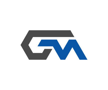 Bold GMA Lettermark Logo with Modern Geometric Corporate Design