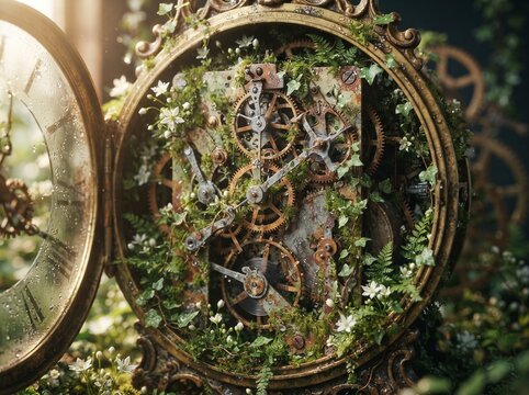 antique clock mechanism