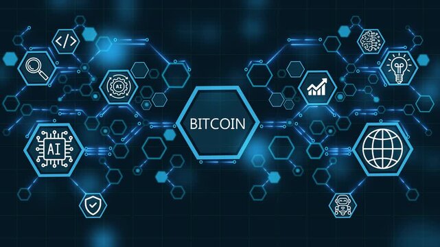  team building analytics for digital SEO marketing data. Business, Technology, Internet and network concept. Webinar bitcoin video animation