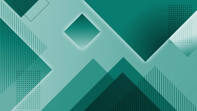 Abstract geometric background with layered paper-like shapes gradients and diagonal lines animation
