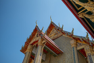 Fototapeta premium thai temple roof