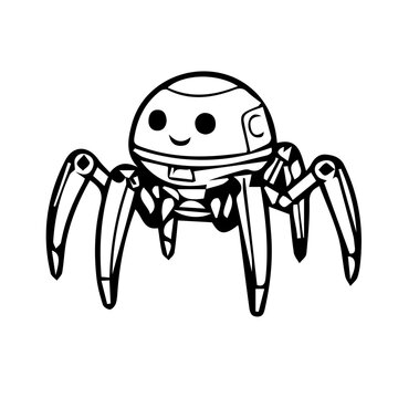 robot with helmet