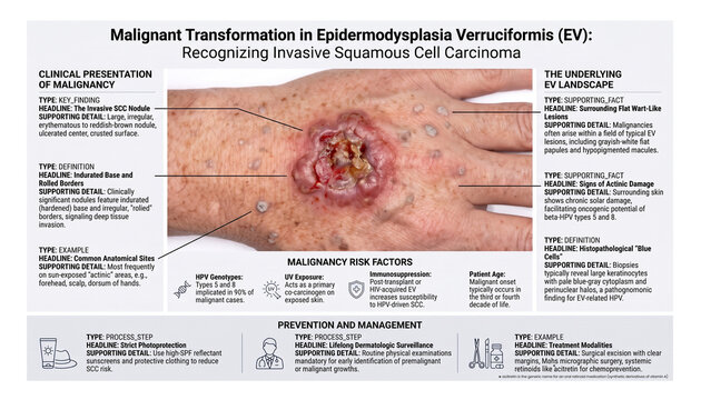 Warning Signs of Epidermodysplasia Verruciformis Becoming Skin Cancer