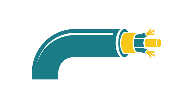 Fiber Optic Cable Cutaway, Data Transmission Technology