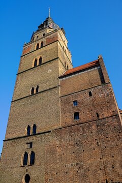 brandenburg an der havel, deutschland - turm der st. katharinenkirche