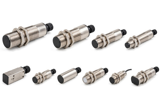 Various Industrial Proximity Sensors For Automated Manufacturing Object Detection Systems