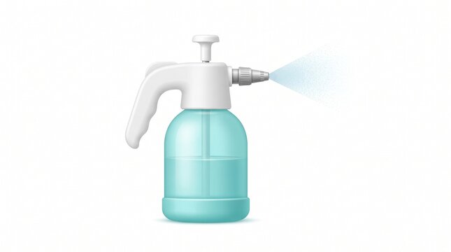 Customized blue plant sprayer graphic for gardening hand pump pressure bottle misting water irrigation