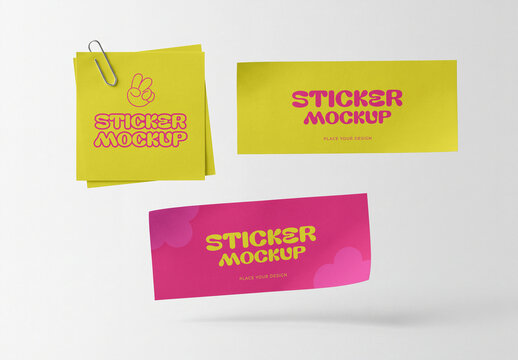 Sticker Mockup Collection