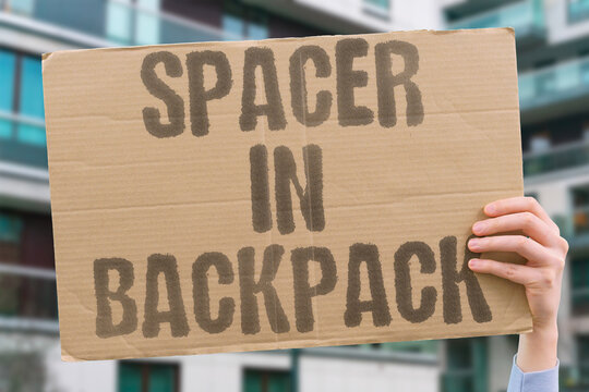 "Spacer in backpack" My child carries a spacer for their inhaler. SPACER. INHALER. BACKPACK. ASTHMA. SCHOOL.