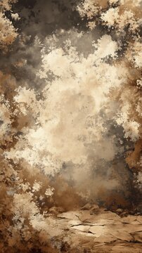 Textured grunge background in blue and yellow colors, perfect for trivia questions and game shows. Abstract distressed surface with vibrant contrast and noise.