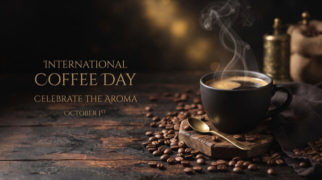 international coffee day background