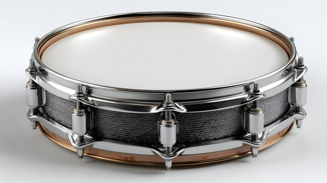 Studio quality snare drum percussion instrument isolated white background pictures