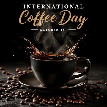 international coffee day background