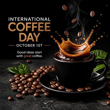 international coffee day background