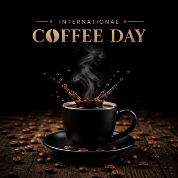 international coffee day background