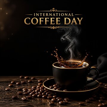 international coffee day background
