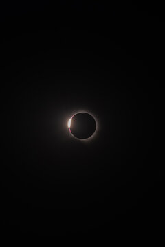 diamond ring emergence during total solar eclipse of 12 august 2026 in Spain