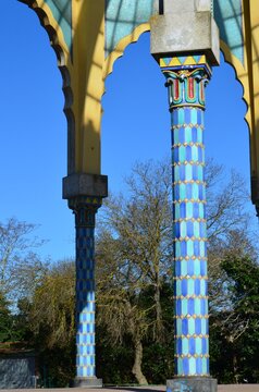 Moorish-style bandstand within the Villa Comunale of Caltagirone