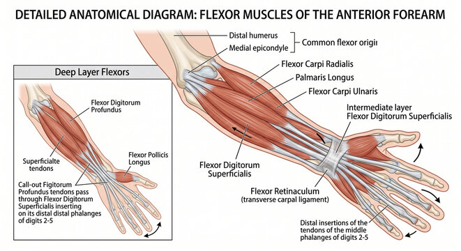 Anatomy of the Forearm Flexors