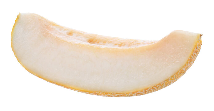 Piece of sweet melon on transparent background