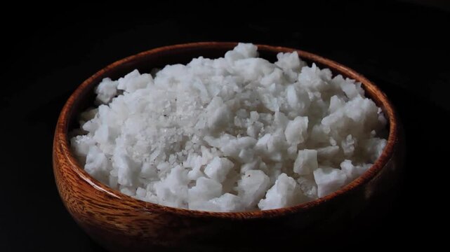 Sea Salt in a Ceramic Bowl