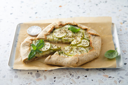 Courgette galette