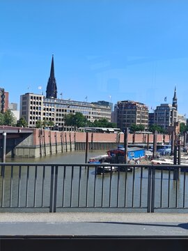 view of the city of Hamburg