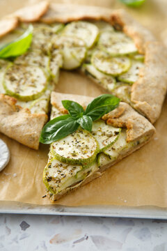 Courgette galette