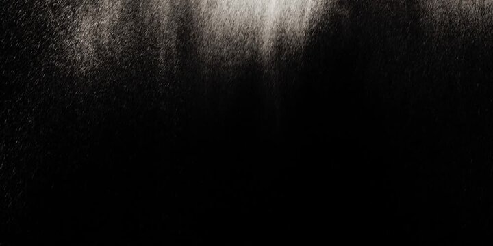 Heavy rain falling in dark night scene with continuous water drops creating dramatic rainfall effect and wet atmosphere during stormy weather