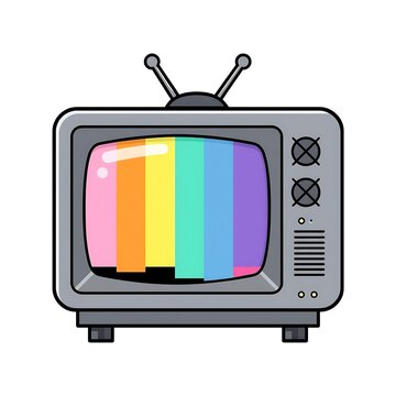 vintage tv set