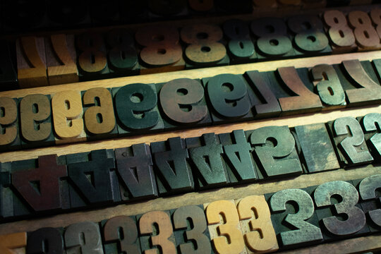 Woodblock Type for Letterpress Printing