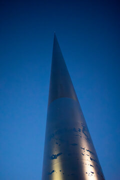 Spire of Dublin at Dusk