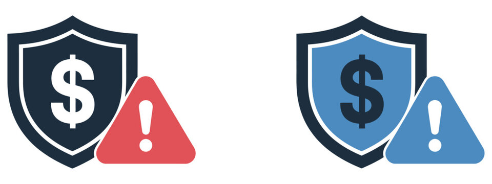Late fee and penalty icon set featuring payment delay warnings, overdue charges, fine symbols and financial alerts for banking and billing systems