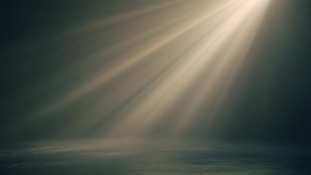 Abstract warm beige and brown gradient background with diagonal light streaks creating a soft glowing motion blur effect.