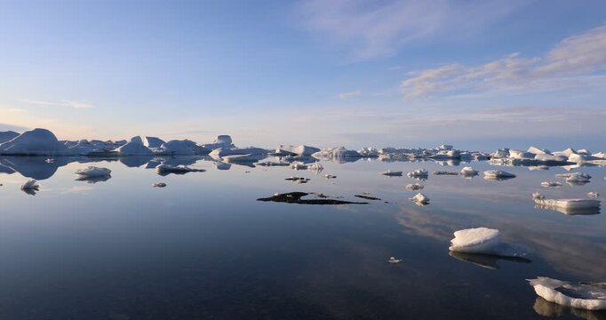 Arctic Tundra Landscape In Nunavut