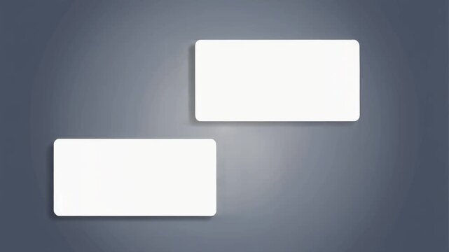 A retro video editing software interface displays two white rectangular preview frames on a gray background, framed by a.