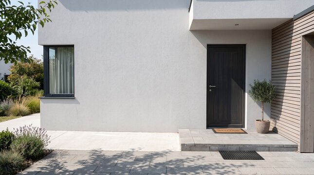 不在で荷物を受け取れなかった住宅の玄関