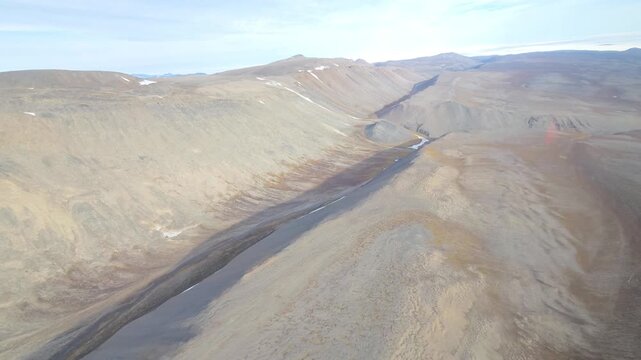 Arctic Tundra Landscape In Nunavut